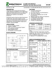 EZ1587CT-3.3 datasheet pdf Semtech