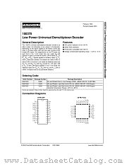 100370QC datasheet pdf Fairchild Semiconductor