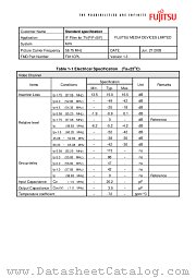 F811CPL datasheet pdf Fujitsu Microelectronics