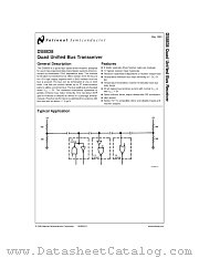 DS7838J datasheet pdf National Semiconductor