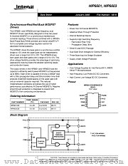 HIP6601CB datasheet pdf Intersil