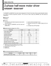 BA6809 datasheet pdf ROHM