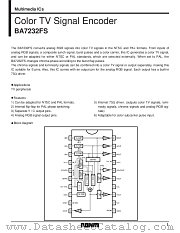 BA7232FS datasheet pdf ROHM