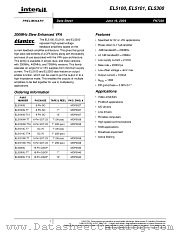 EL5101IC-T7A datasheet pdf Intersil