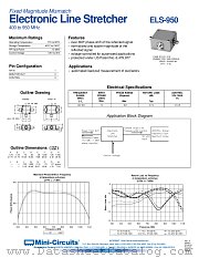 ELS-950 datasheet pdf Mini-Circuits