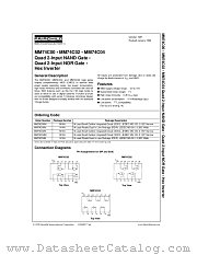 74C00 datasheet pdf Fairchild Semiconductor