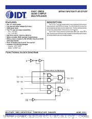 IDT54FCT257ATLSO datasheet pdf IDT
