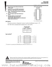 74AC11004DB datasheet pdf Texas Instruments