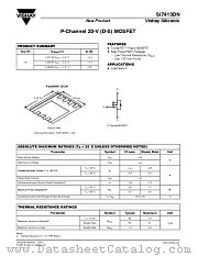 SI7413DN-T1-E3 datasheet pdf Vishay