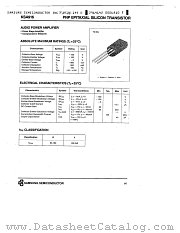 KSA916 datasheet pdf Samsung Electronic