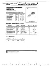 KSB811 datasheet pdf Samsung Electronic
