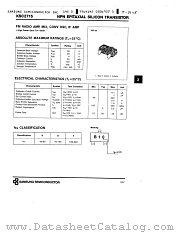KSC2715 datasheet pdf Samsung Electronic