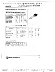 KSC2784 datasheet pdf Samsung Electronic