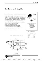 SL34119 datasheet pdf System Logic Semiconductor
