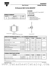 SI4434DY-E3 datasheet pdf Vishay