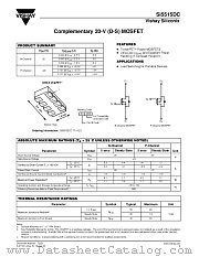 SI5515DC-T1-E3 datasheet pdf Vishay