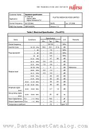 SBF0408DPL datasheet pdf Fujitsu Microelectronics
