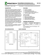 SC1153CSW.TR datasheet pdf Semtech