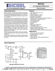 MIC2184BM datasheet pdf Micrel Semiconductor