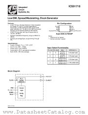 ICS91718YMLF-T datasheet pdf Integrated Circuit Systems
