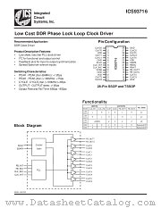 ICS93716YG-T datasheet pdf Integrated Circuit Systems