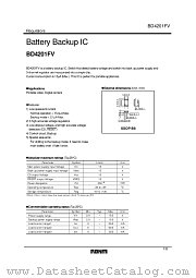 BD4201FV datasheet pdf ROHM
