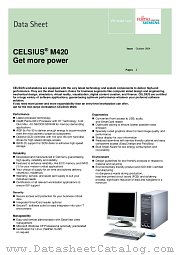 DS_CELSIUS_M420 datasheet pdf Fujitsu Microelectronics