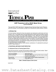 IR2137 datasheet pdf International Rectifier