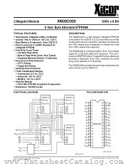 XM28C020PMHR-20 datasheet pdf Xicor
