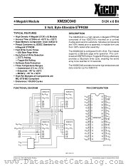 XM28C040I-20 datasheet pdf Xicor
