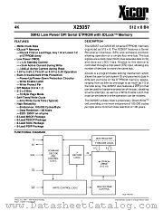 X25057V datasheet pdf Xicor