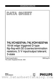 VC162374ADL datasheet pdf Philips
