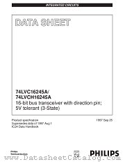 VC16245ADL datasheet pdf Philips