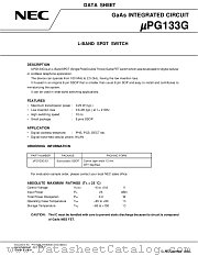 UPG133G-E1 datasheet pdf NEC