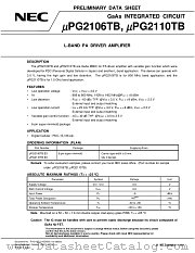 UPG2106TB datasheet pdf NEC