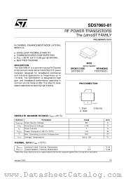 TSD57060-01 datasheet pdf ST Microelectronics