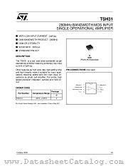 TSH31I datasheet pdf ST Microelectronics