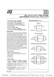 TS1874AI datasheet pdf ST Microelectronics