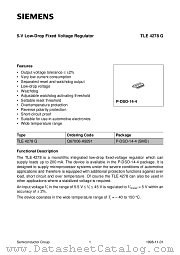 TLE4278G datasheet pdf Siemens
