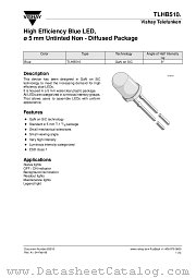 TLHB510 datasheet pdf Vishay