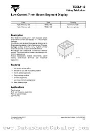 TDSL1150 datasheet pdf Vishay