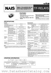 TF2-9V datasheet pdf Matsushita Electric Works(Nais)