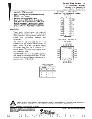 SN54ACT244J datasheet pdf Texas Instruments
