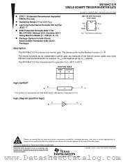 SN74AHC1G14DCK datasheet pdf Texas Instruments
