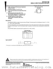 SN74AHC1G86DBV datasheet pdf Texas Instruments