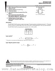 SN74AHC1GU04DBV datasheet pdf Texas Instruments