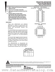 SN54AHCT240W datasheet pdf Texas Instruments