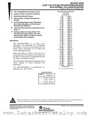 SN74CBT162292DGG datasheet pdf Texas Instruments