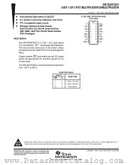 SN74CBT3257DB datasheet pdf Texas Instruments
