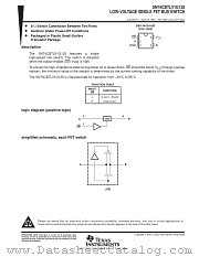 SN74CBTLV1G125DBV datasheet pdf Texas Instruments